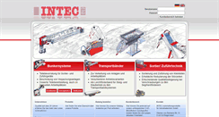 Desktop Screenshot of intec-ger.de