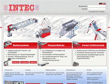 Tablet Screenshot of intec-ger.de